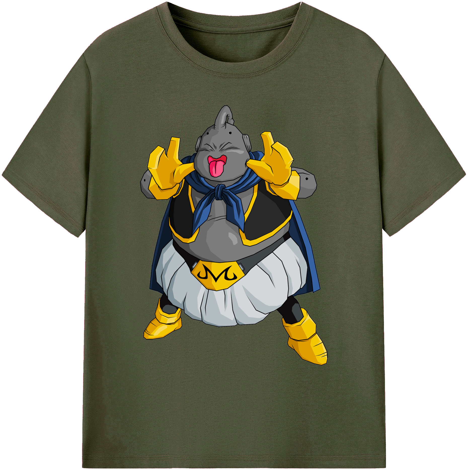 （画像用） ドラゴンボール 魔人ブウ DRAGON BALL Majin Buu 綿100％ メンズ半袖Tシャツ｜肌触りやわらか＆通気性